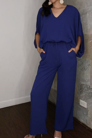 FASHION JUMPSUIT - ROYAL BLUE